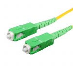 SCAPC-SCAPC Single-Mode Fibre Optic Patch Lead