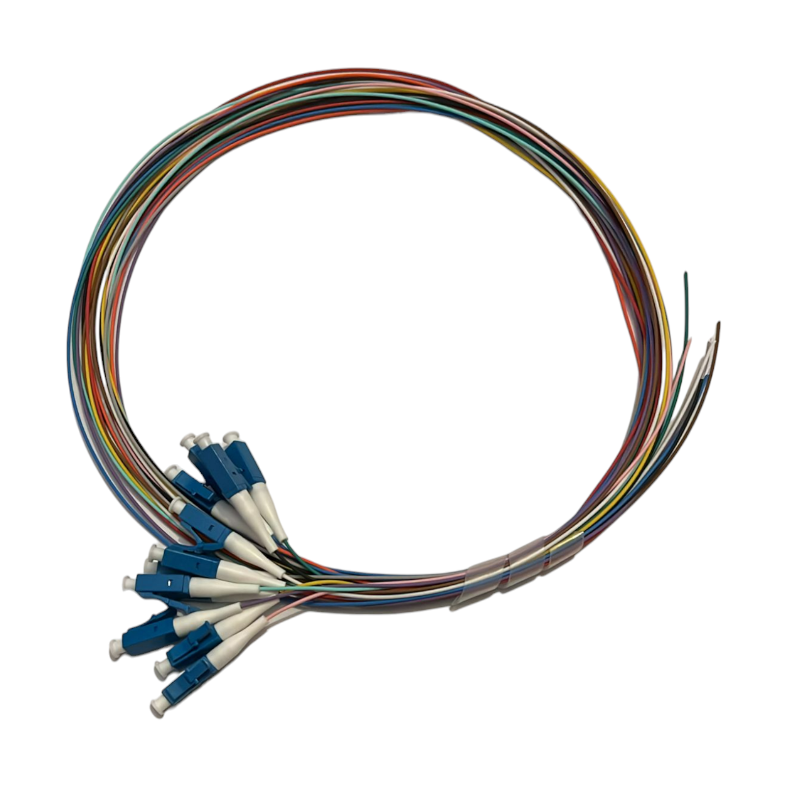 LCUPC MultiColoured Fibre Optic Pigtails 1 LCUPC MultiColoured Fibre Optic Pigtails 1