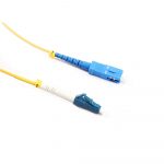 SCUPC-LCUPC Single-Mode Fibre Optic Patch Lead
