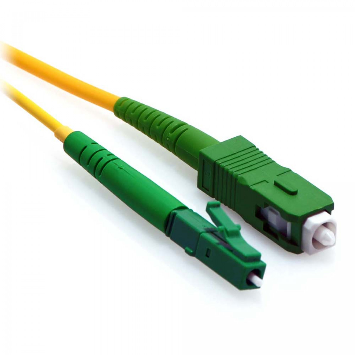 SCAPC-LCAPC Single-Mode Fibre Optic Patch Lead SCAPC-LCAPC Single-Mode Fibre Optic Patch Lead