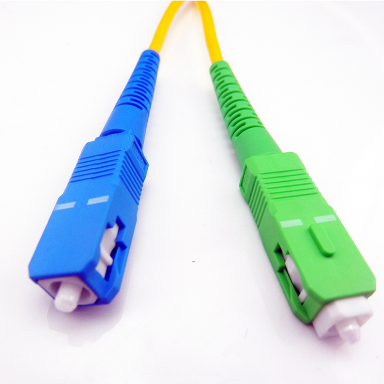 SCAPC-SCUPC Single-Mode Fibre Optic Patch Lead SCAPC-SCUPC Single-Mode Fibre Optic Patch Lead