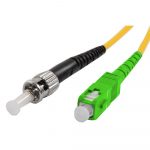 SCAPC-STUPC Single-Mode Fibre Optic Patch Lead