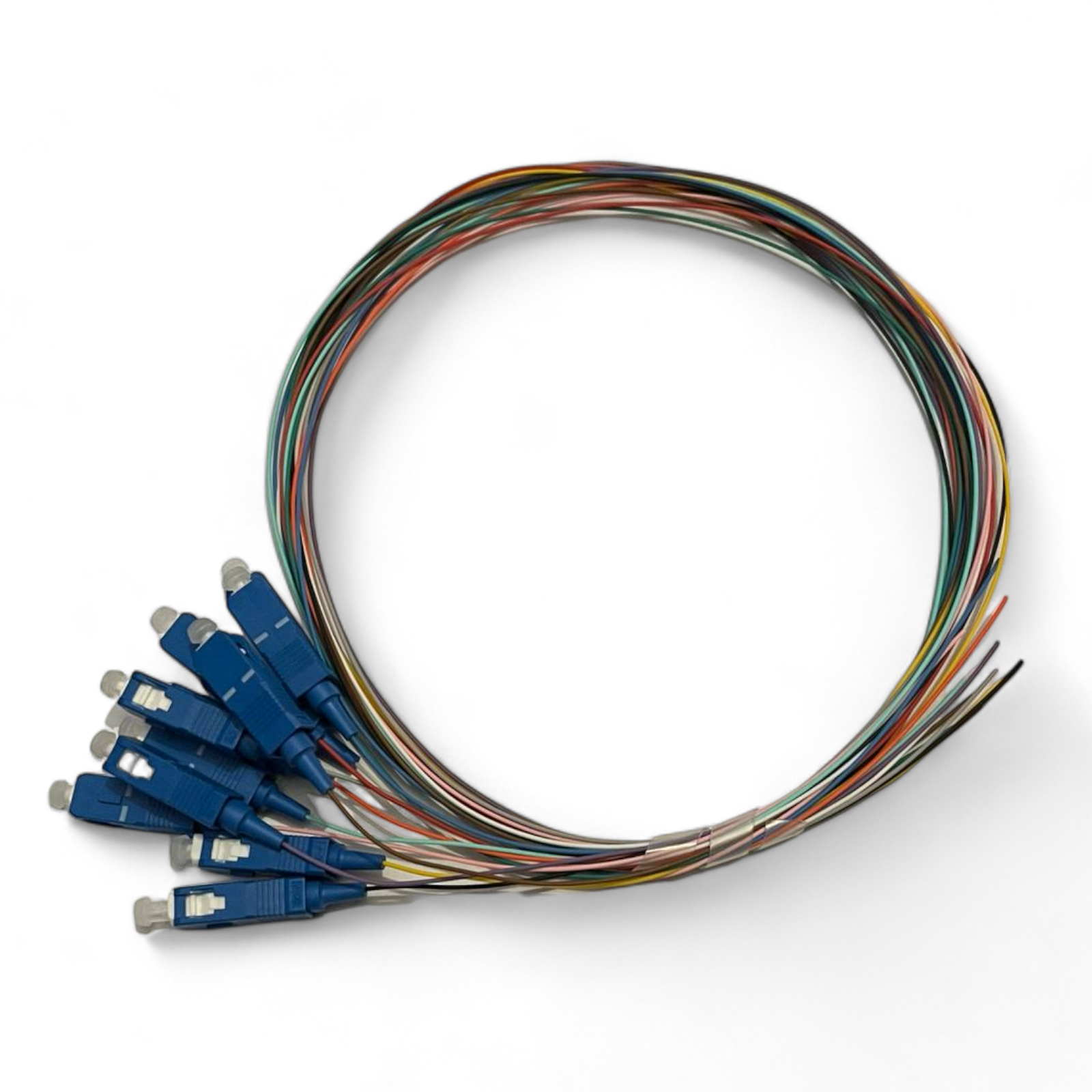 SCUPC MultiColoured Fibre Optic Pigtails 1 SCUPC MultiColoured Fibre Optic Pigtails 1