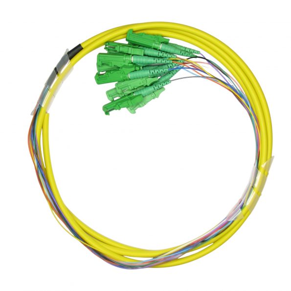 E2000 APC Fanout Fibre Optic Pigtail